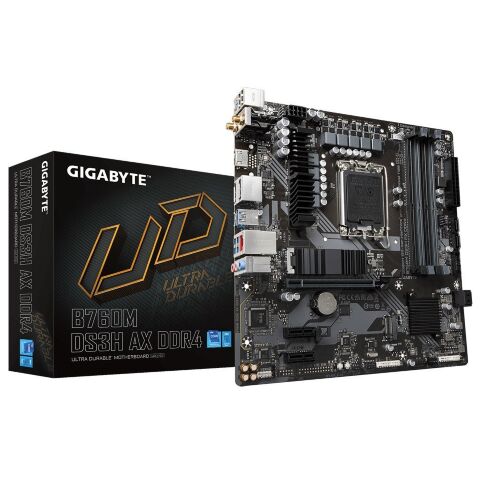 Материнская плата GIGABYTE B760M DS3H AX DDR4 - Нулевой остаток (Feed)  - Нулевой остаток (Feed) 