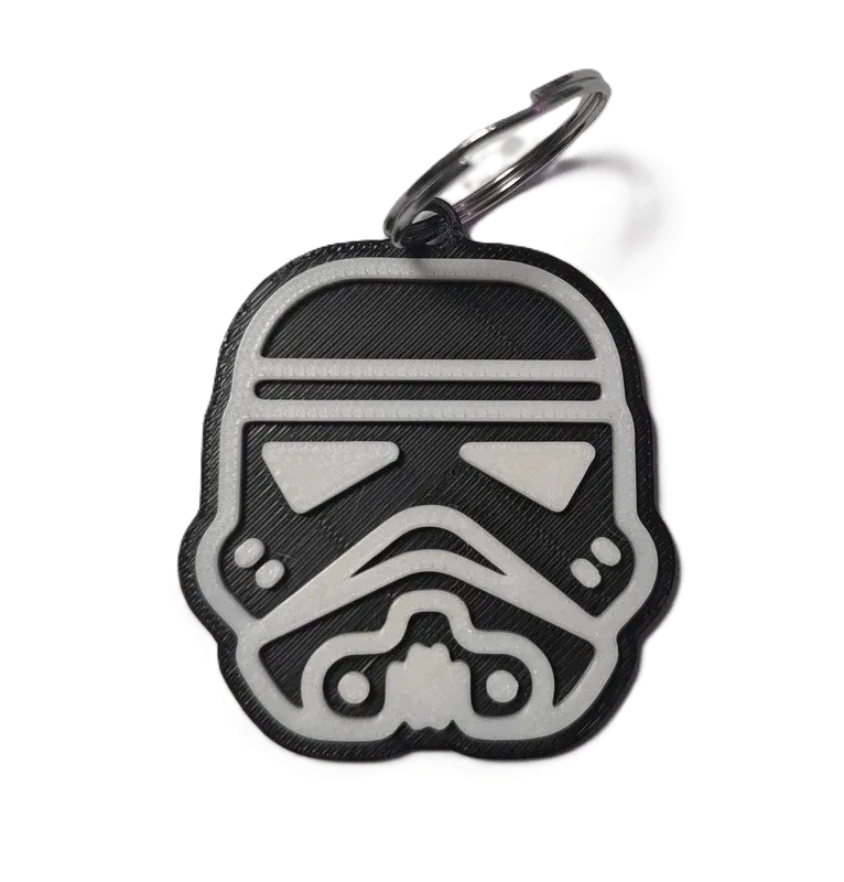 Брелок Star Wars Stormtrooper Keychain ABS пластик Зіркові війни Штурмовик 5 см.