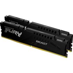 Модуль памяти для компьютера DDR5 64GB (2x32GB) 6000 MHz Beast EXPO Black Kingston Fury (ex.HyperX) (KF560C36BBE2K2-64)