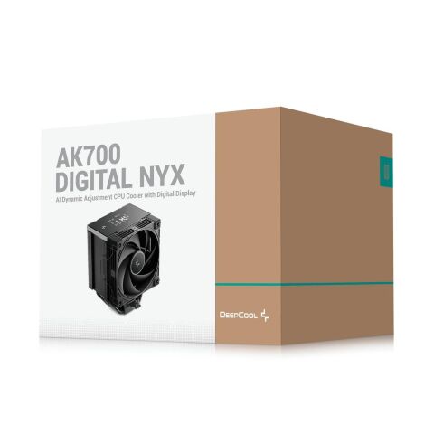 Кулер для процессора Deepcool AK700 Digital NYX Black (R-AK700-BKNNMN-GJD-1) - Нулевой остаток (Feed)  - Нулевой остаток (Feed) 