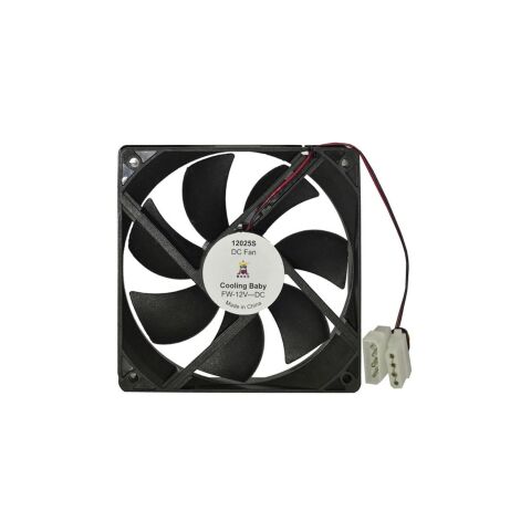 Кулер для корпуса Cooling Baby 12025S - Нулевой остаток (Feed)  - Нулевой остаток (Feed) 