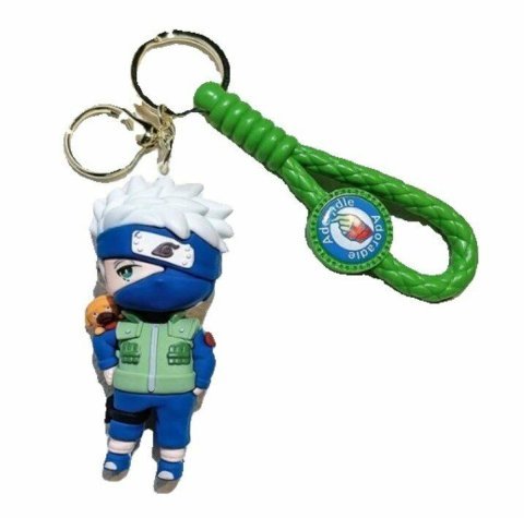 Брелок подвеска на рюкзак Наруто Naruto Kakashi 3D Keychain Anime Backpack Какаши - -