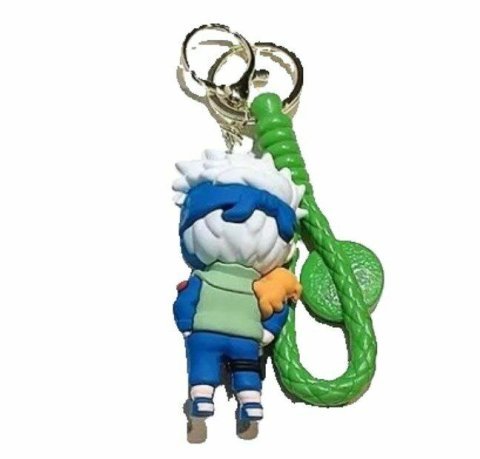 Брелок подвеска на рюкзак Наруто Naruto Kakashi 3D Keychain Anime Backpack Какаши - -