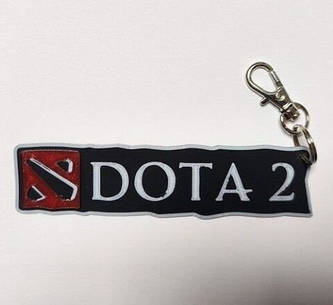 Брелок Dota 2 Logo Дота 2 ABS пластик 10 см. -   -  