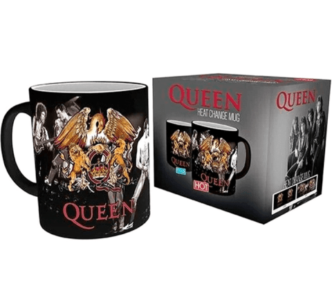 Чашка хамелеон QUEEN Crest Heat Change Mug Герб групи Квін 320 мл - -
