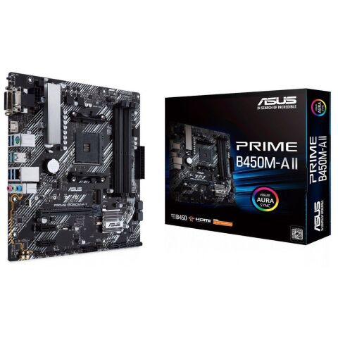 Материнская плата ASUS PRIME B450M-A II - Системные (материнские) платы  - Системные (материнские) платы 