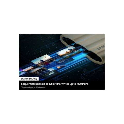 Накопитель SSD USB 3.2 1TB T7 Shield Samsung (MU-PE1T0K/EU) - Нулевой остаток (Feed)  - Нулевой остаток (Feed) 
