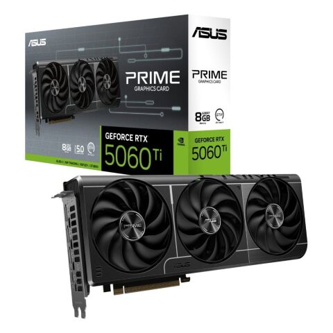 Видеокарта ASUS GeForce RTX5060Ti 8Gb PRIME (PRIME-RTX5060TI-8G) - Нулевой остаток (Feed)  - Нулевой остаток (Feed) 