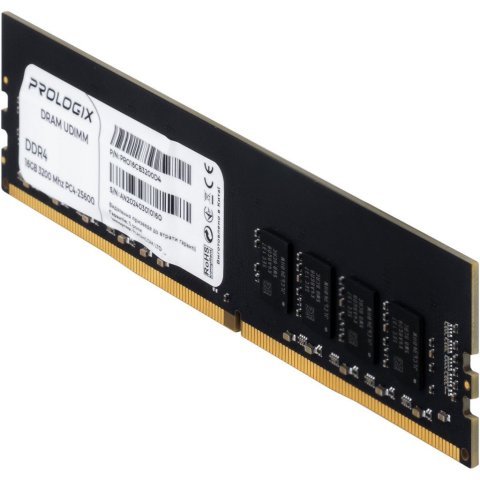 Модуль памяти для компьютера DDR4 16GB 3200 MHz Prologix (PRO16GB3200D4) - Нулевой остаток (Feed) - Нулевой остаток (Feed)