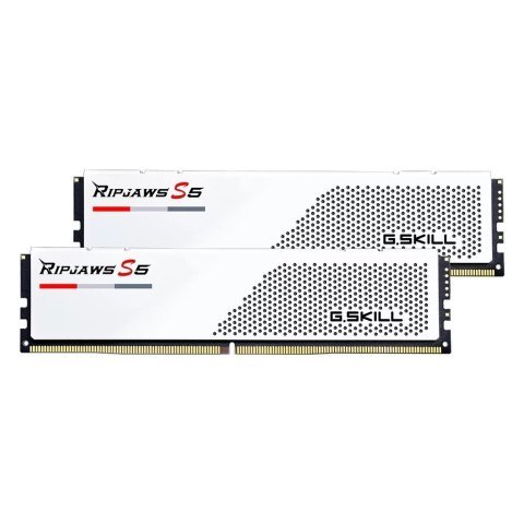 Модуль памяти для компьютера DDR5 64GB (2x32GB) 5600 MHz Ripjaws S5 White G.Skill (F5-5600J3636D32GX2-RS5W) - Нулевой остаток (Feed)  - Нулевой остаток (Feed) 