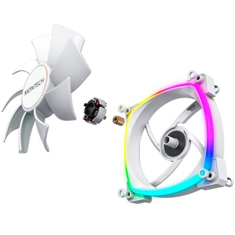 Кулер для корпуса MONTECH RX140 PWM WHITE - Вентиляторы к корпусам  - Вентиляторы к корпусам 