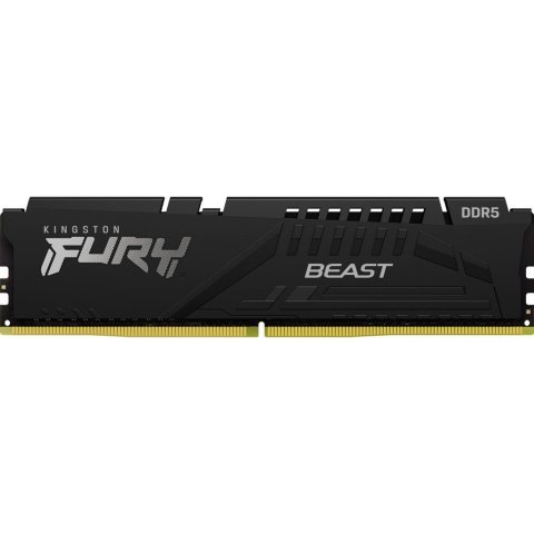 Модуль памяти для компьютера DDR5 8GB 5600 MHz Beast Black Kingston Fury (ex.HyperX) (KF556C40BB-8) - Нулевой остаток (Feed) - Нулевой остаток (Feed)