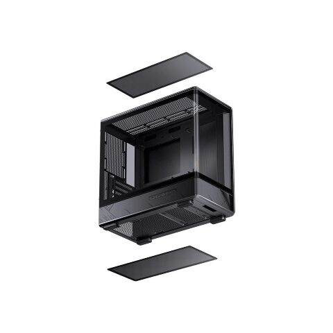 Корпус для ПК JONSBO D200 Black - Нулевой остаток (Feed)  - Нулевой остаток (Feed) 