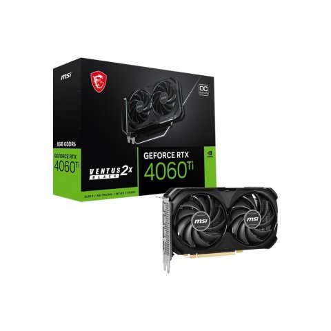 Видеокарта MSI GeForce RTX5060Ti 8Gb VENTUS 2X OC PLUS (RTX 5060 Ti 8G VENTUS 2X OC PLUS) - Нулевой остаток (Feed)  - Нулевой остаток (Feed) 