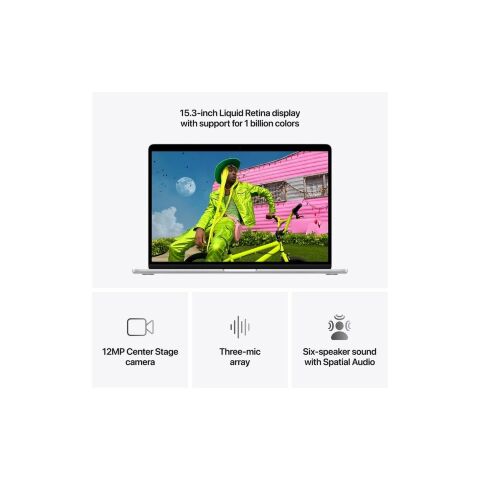 Ноутбук Apple MacBook Air 15 M5 A3448 Silver (MDVC4UA/A) - Нулевой остаток (Feed)  - Нулевой остаток (Feed) 