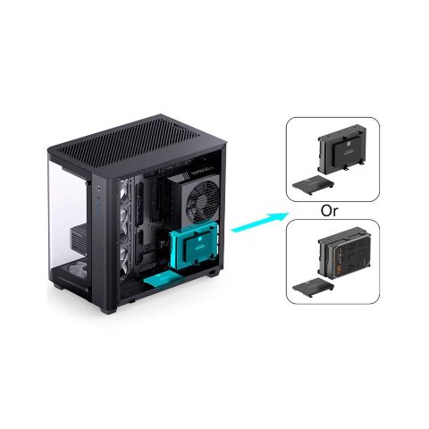 Корпус для ПК JONSBO TK-3 Black - Нулевой остаток (Feed) - Нулевой остаток (Feed)