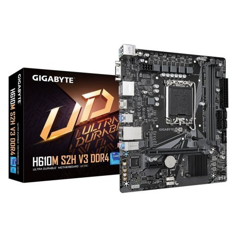 Материнская плата GIGABYTE H610M S2H V3 DDR4 - Нулевой остаток (Feed)  - Нулевой остаток (Feed) 