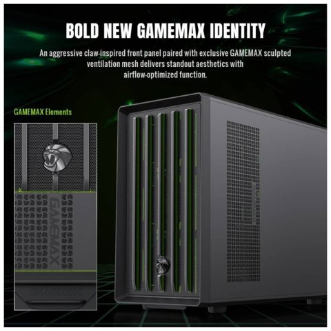 Корпус Gamemax Claw 360 BK - Нулевой остаток (Feed) - Нулевой остаток (Feed)