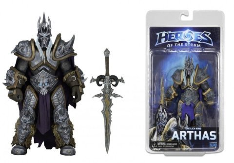 Фігурка Neca Blizzard Heroes of the Storm Arthas Action Figure Герої шторму Артас Король Ліч 18 см. - -