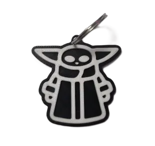 Брелок Star Wars Yoda Keychain ABS пластик Зіркові війни Йода 5 см.