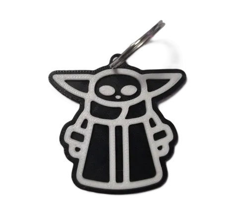 Брелок Star Wars Yoda Keychain ABS пластик Зіркові війни Йода 5 см. -   -  