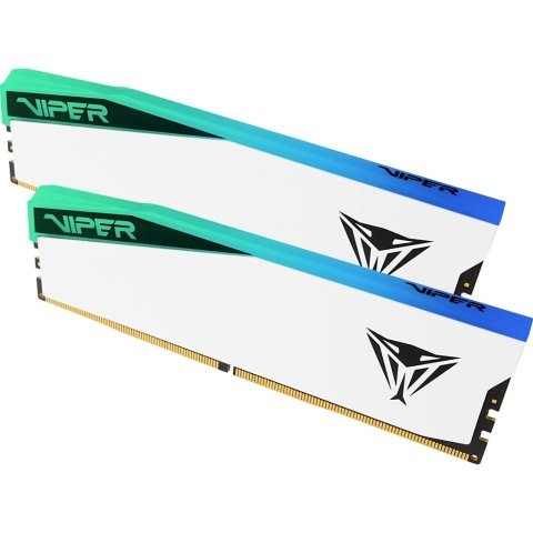 Модуль памяти для компьютера DDR5 32GB (2x16GB) 6600 MHz Viper Elite 5 RGB Patriot (PVER532G66C36KW) - Нулевой остаток (Feed)  - Нулевой остаток (Feed) 