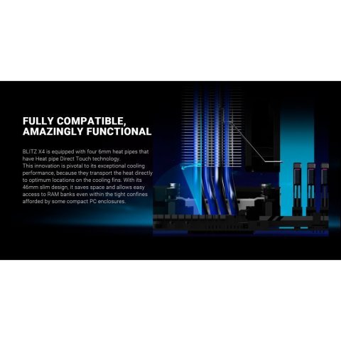 Кулер для процессора ID-Cooling BLITZ X4 - Нулевой остаток (Feed)  - Нулевой остаток (Feed) 