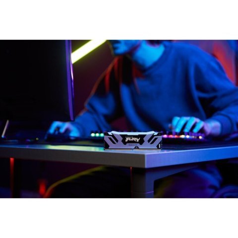 Модуль памяти для компьютера DDR5 96GB (2x48GB) 6000 MHz Renegade Silver XMP Kingston Fury (ex.HyperX) (KF560C32RSK2-96) - Нулевой остаток (Feed) - Нулевой остаток (Feed)