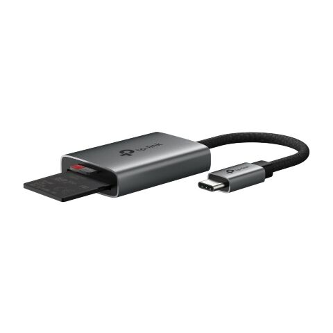 Считыватель флеш-карт TP-Link USB-C SD + TF silver (UA430C) - Кардридеры  - Кардридеры 