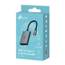 Считыватель флеш-карт TP-Link USB-C SD + TF silver (UA430C)