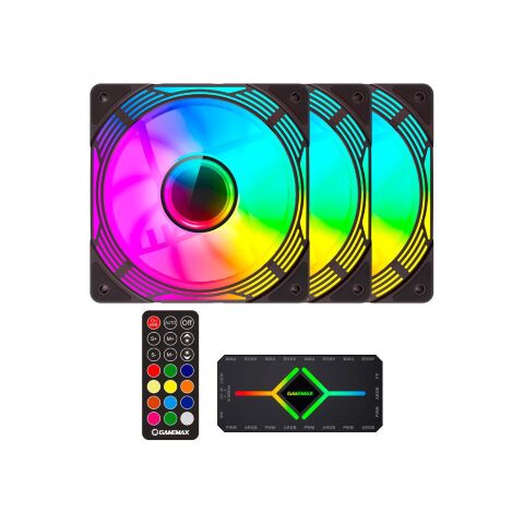 Кулер для корпуса Gamemax KF300 BK - Нулевой остаток (Feed)  - Нулевой остаток (Feed) 