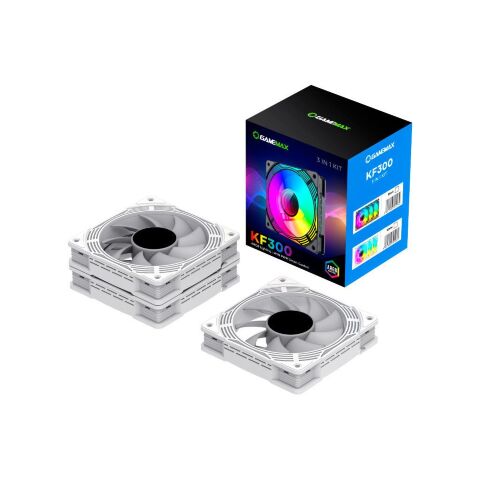 Кулер для корпуса Gamemax KF300 WH - Нулевой остаток (Feed)  - Нулевой остаток (Feed) 
