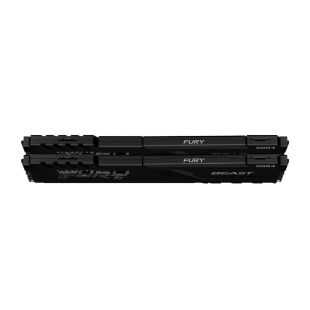 Модуль памяти для компьютера DDR4 16GB (2x8GB) 3200 MHz Fury Beast Black Kingston Fury (ex.HyperX) (KF432C16BBK2/16)