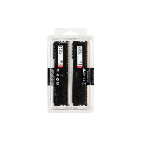Модуль памяти для компьютера DDR4 16GB (2x8GB) 3200 MHz Fury Beast Black Kingston Fury (ex.HyperX) (KF432C16BBK2/16) - Нулевой остаток (Feed)  - Нулевой остаток (Feed) 