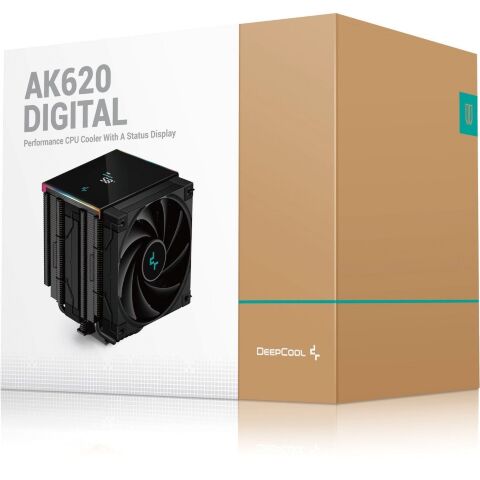 Кулер для процессора Deepcool AK620 Digital (R-AK620-BKADMN-G) - Нулевой остаток (Feed) - Нулевой остаток (Feed)