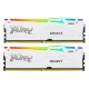 Модуль памяти для компьютера DDR5 64GB (2x32GB) 5600 MHz Beast White RGB Kingston Fury (ex.HyperX) (KF556C36BWEAK2-64) - Модули памяти для компьютера  - Модули памяти для компьютера 