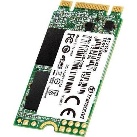 Накопитель SSD M.2 2242 512GB Transcend (TS512GMTS430S) - Нулевой остаток (Feed)  - Нулевой остаток (Feed) 