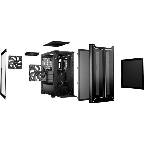 Корпус Be quiet! PURE BASE 501 DX чорний (BGW76) - Нулевой остаток (Feed) - Нулевой остаток (Feed)