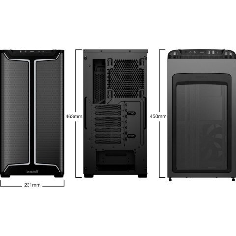Корпус Be quiet! PURE BASE 501 DX чорний (BGW76) - Нулевой остаток (Feed) - Нулевой остаток (Feed)