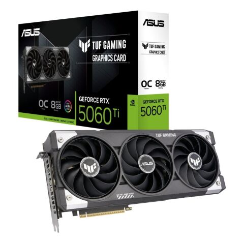 Видеокарта ASUS GeForce RTX5060Ti 8Gb TUF OC GAMING (TUF-RTX5060TI-O8G-GAMING) - Нулевой остаток (Feed)  - Нулевой остаток (Feed) 