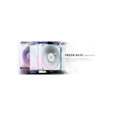 Кулер для процессора ID-Cooling Frozn A610 ARGB White (FROZN A610 ARGB White) - Нулевой остаток (Feed)  - Нулевой остаток (Feed) 