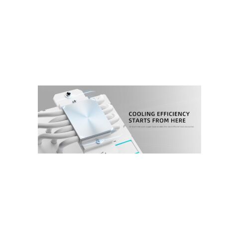 Кулер для процессора ID-Cooling Frozn A610 ARGB White (FROZN A610 ARGB White) - Нулевой остаток (Feed)  - Нулевой остаток (Feed) 