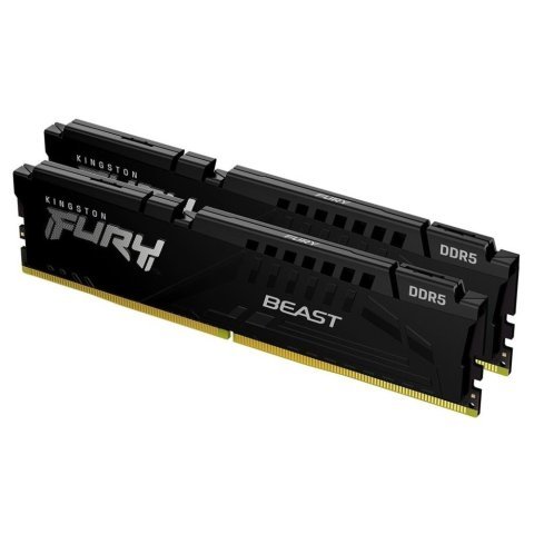Модуль памяти для компьютера DDR5 32GB (2x16GB) 5200 MHz Beast AM5 Black Kingston Fury (ex.HyperX) (KF552C36BBEK2-32) - Нулевой остаток (Feed)  - Нулевой остаток (Feed) 