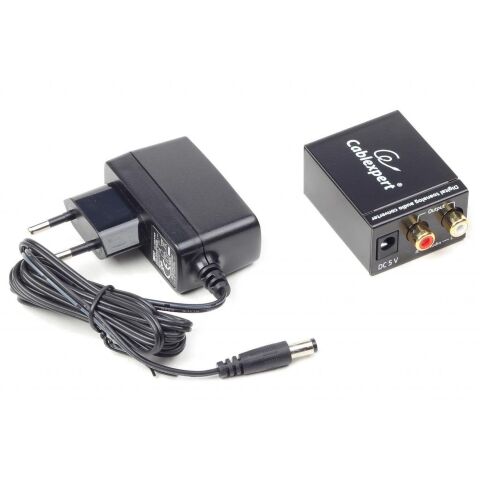 Конвертор Cablexpert Digital to analog audio (DSC-OPT-RCA-001) - Нулевой остаток (Feed)  - Нулевой остаток (Feed) 