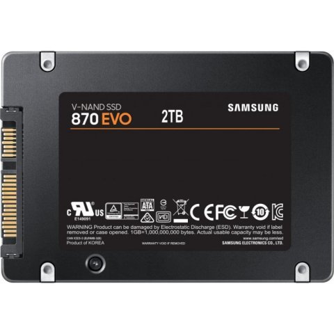 Накопитель SSD 2.5" 2TB 870 EVO Samsung (MZ-77E2T0BW) - Нулевой остаток (Feed) - Нулевой остаток (Feed)