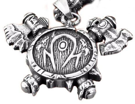 Медальйон World of Warcraft Horde Варкрафт Орда (нержавіюча сталь) + подарунковий бокс - -