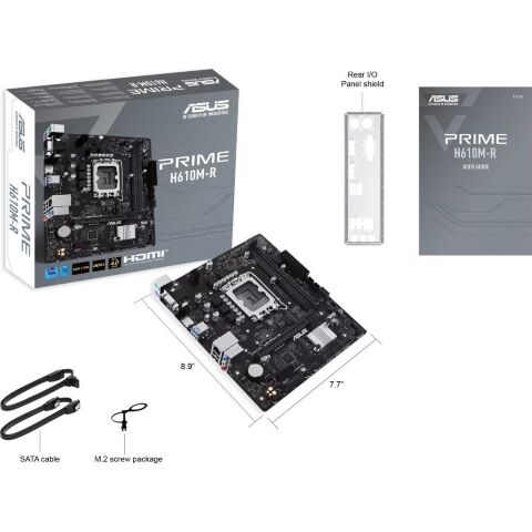 Материнская плата ASUS PRIME H610M-R-SI - Нулевой остаток (Feed)  - Нулевой остаток (Feed) 