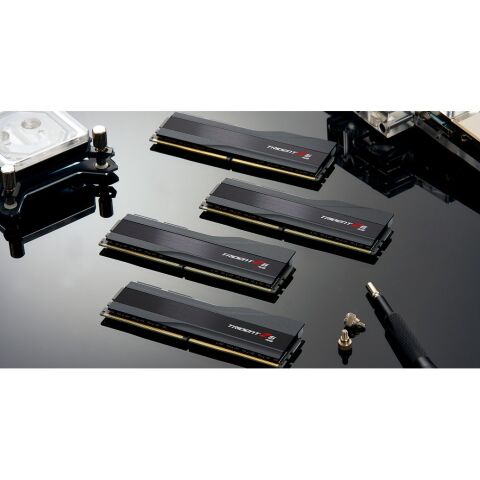 Модуль памяти для компьютера DDR5 32GB (2x16GB) 6000 MHz Trident Z5 RGB Black G.Skill (F5-6000J3636F16GX2-TZ5RK) - Нулевой остаток (Feed)  - Нулевой остаток (Feed) 
