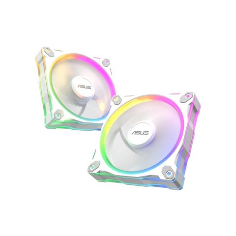 Кулер для корпуса ASUS PRIME MR120 REVERSE ARGB WHITE 3IN1 (90DA00L3-B09020) - Нулевой остаток (Feed) - Нулевой остаток (Feed)