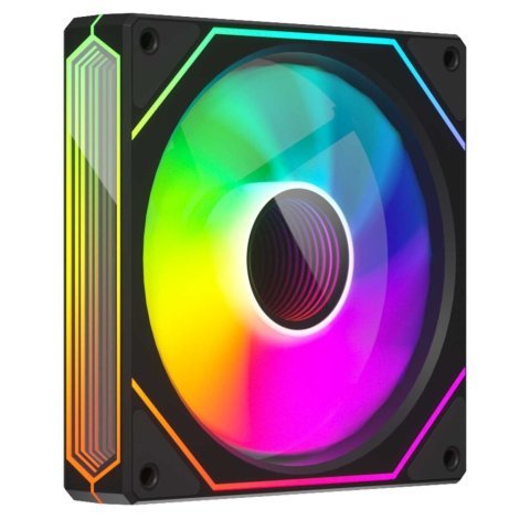 Кулер для корпуса Zezzio PRISM 6 Pro ARGB Black - Нулевой остаток (Feed) - Нулевой остаток (Feed)